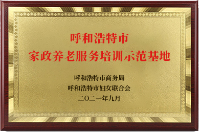 家政養(yǎng)老服務(wù)培訓(xùn)示范基地